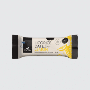 Licorice Date Bar Lemon 35 g
